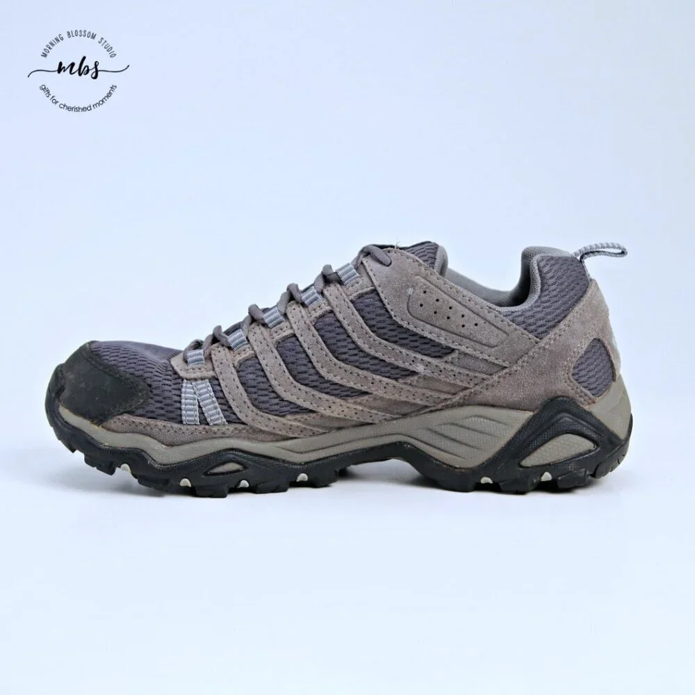 Columbia Armitage Lane‎ Waterproof Hiking Shoes Gray Blue Women 8.5